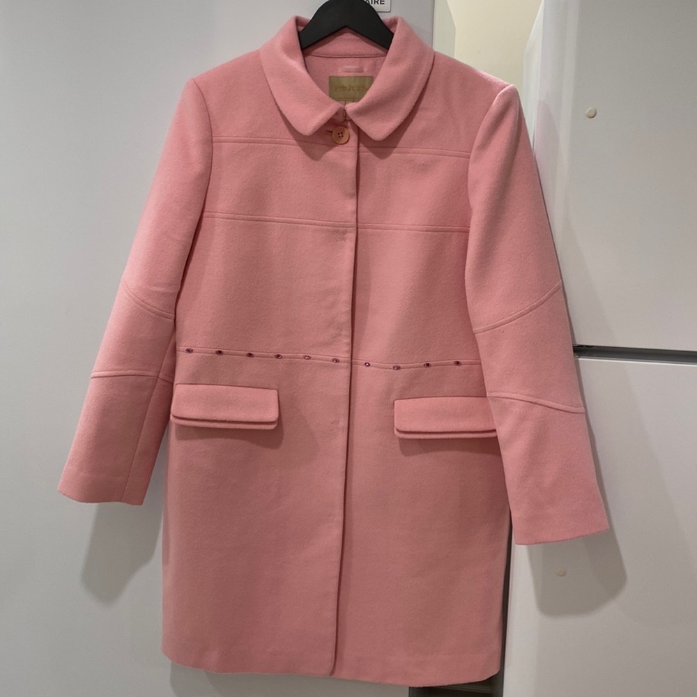 PORTS WOOL CASHMERE BLENDED COAT - Picture 4 of 17